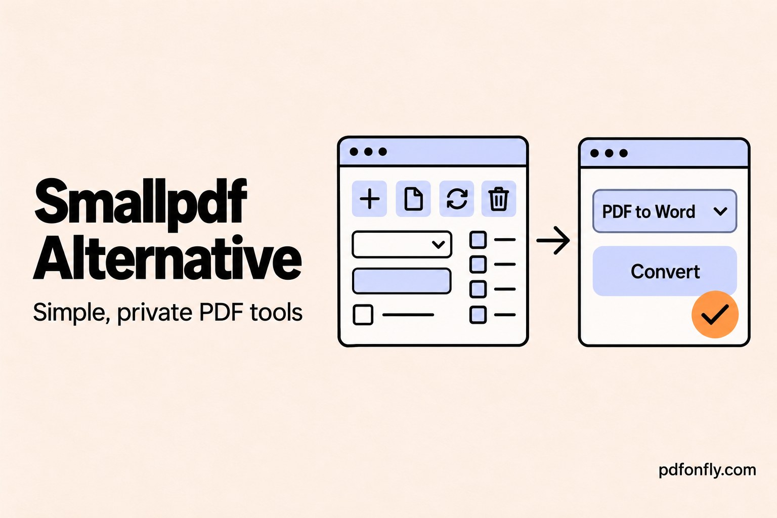 PDFonFly and Smallpdf alternative comparison