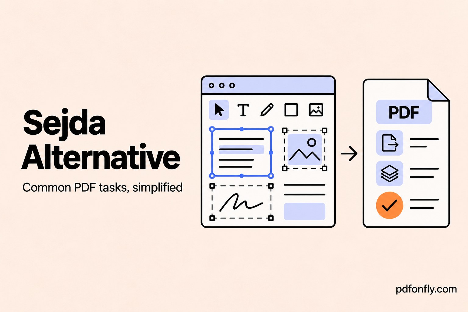 PDFonFly and Sejda PDF alternative comparison